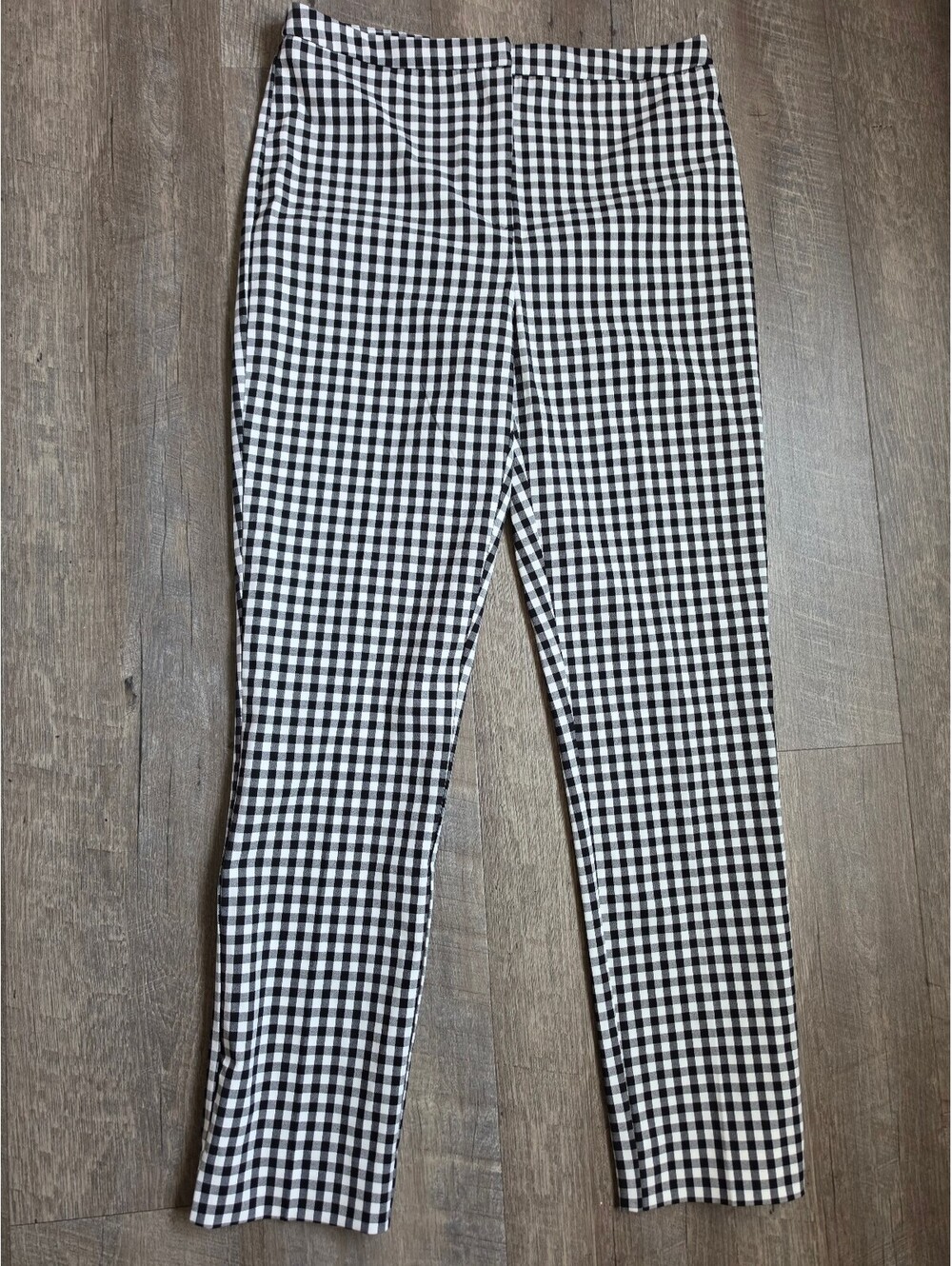 Calypso St. Barth Women's Black and White Gingham Pants Size 4